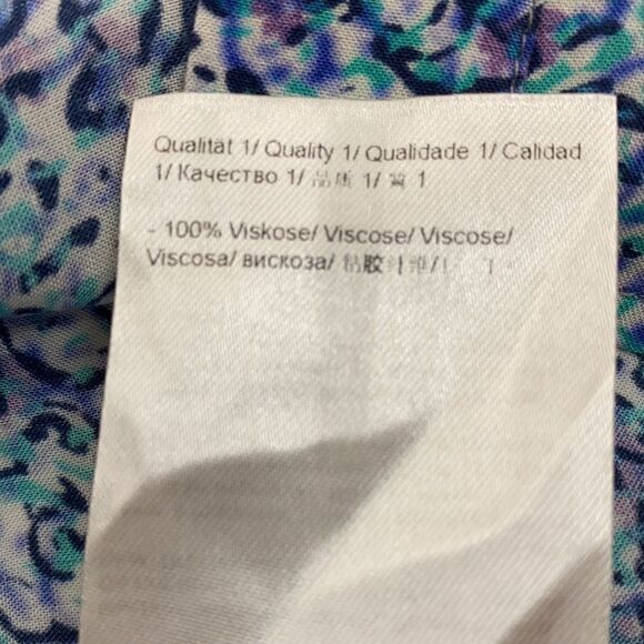 ESCADA SPORT floral button down blouse top size S - Picture 8 of 8